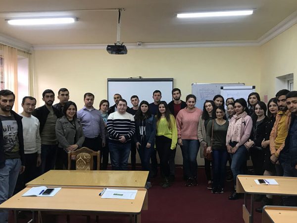 Training Session for the Students of Yerevan State University, Ijevan Branch